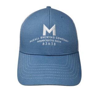McCall Brewing Company Handcrafted Ales 83638 Trucker Hat Blue One Size Brewery